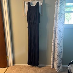 Navy filly flair jumpsuit size L it is long!